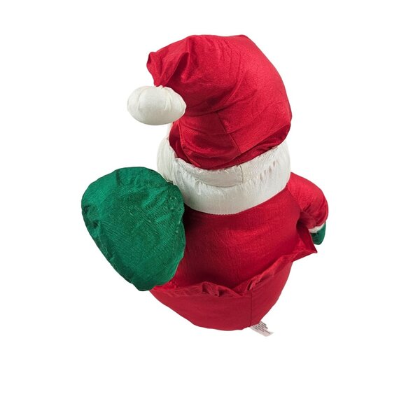 Vintage Santa Claus Plush Toy 12" James Alex Imported Polyester Christmas Decor - Picture 4 of 8
